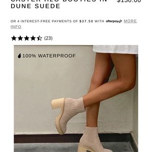 Dolce vita castor h2o booties.